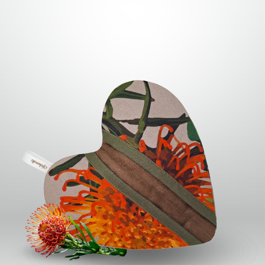 Pincushion Protea Bloom - Oven Glove